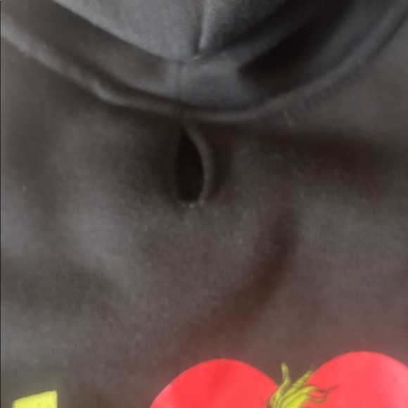 Grinch Pet Hoodie NWT, size medium , I ❤️ Being Grinchy 
Black and Red - Picture 3 of 10